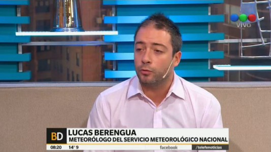 "En Pinamar hubo una tromba marina"