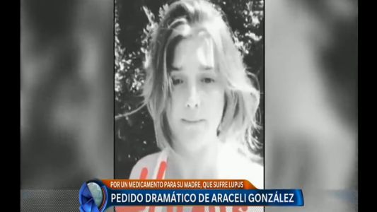 Dramático pedido de Araceli González por un medicamento para su madre