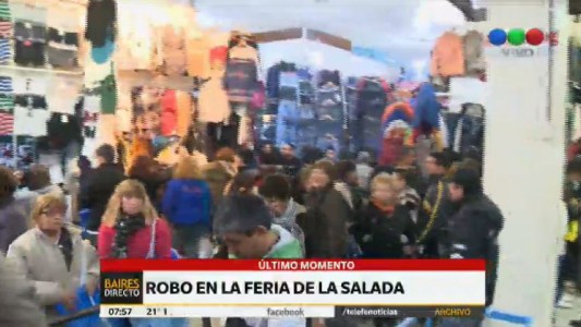 Robo en la feria de La Salada