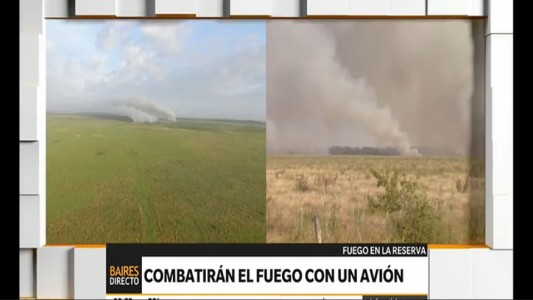 Combatirán vía aérea el incendio en la Reserva Natural de Punta Lara