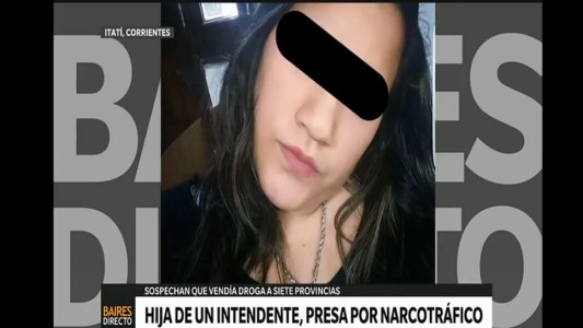 Narcotráfico: detuvieron a la hija de un intendente