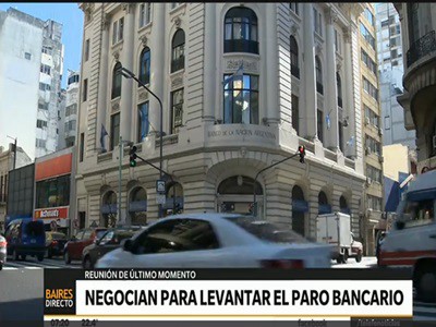 Negociaciones para que se levante el paro bancario