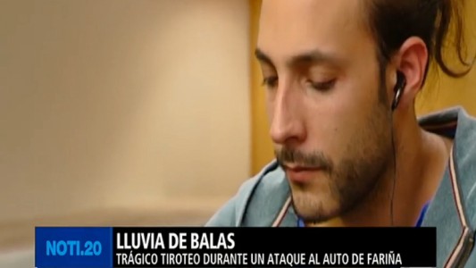 Balearon el auto de Leonardo Fariña