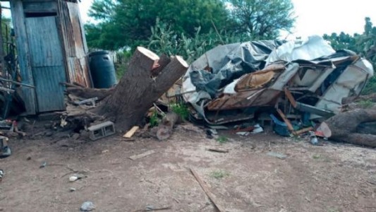 Temporal en Córdoba: una mujer y su hija de 6 años murieron aplastadas por un árbol