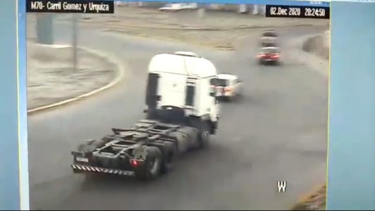 Así manejaba el camionero que quebró un récord de alcoholemia