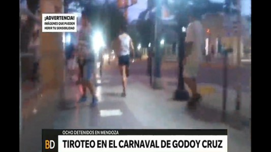 Ocho detenidos por un tiroteo en el carnaval de Godoy Cruz