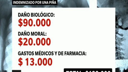 Una trompada que salió muy cara