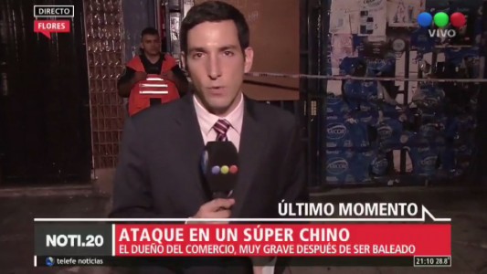 Ataque en un súper chino