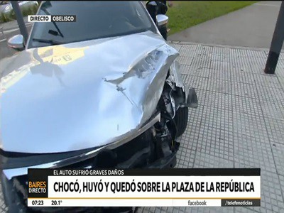 Chocó, huyó y quedó en la Plaza de la República