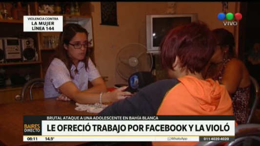 Una adolescente fue a pedir trabajo de niñera y la violaron