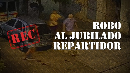 Robo al jubilado repartidor #REC