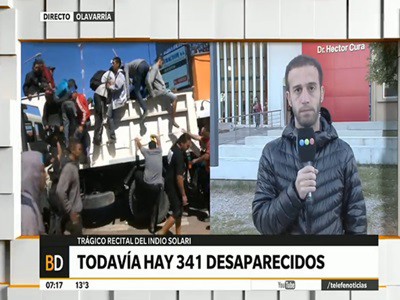 Todavía hay 341 asistentes al recital que no fueron ubicados por sus familiares