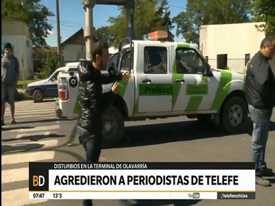 Agredieron a periodistas de Telefe Noticias