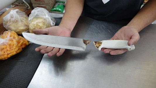 Kiosquero enfrentó con un cuchillo a un "motochorro"