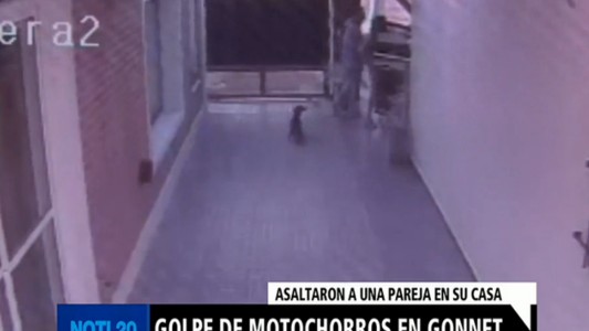 La Plata: motochorros asaltaron a una pareja en su casa