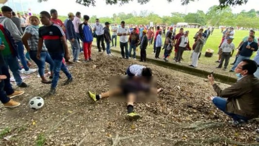 Video: acribillaron a un jugador durante un partido en Veracruz