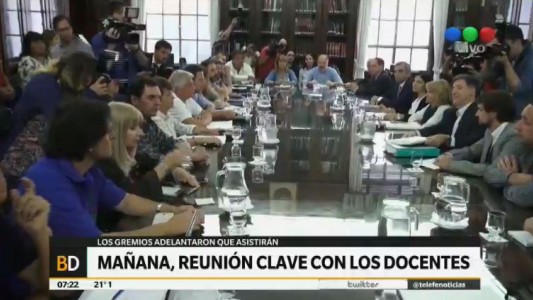 Nueva reunión para resolver el conflicto docente