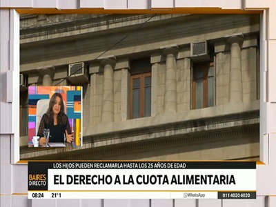 El derecho de un estudiante que reclama el pago de alimentos  a su padre