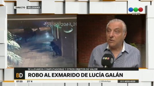 Alberto Hazán: "El robo ocurrió mientras el vigilador jugaba con su celular"