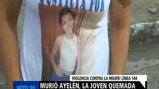 Murió Ayelén, la joven quemada