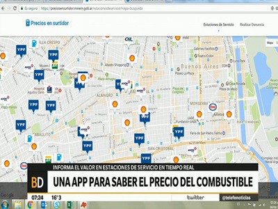 Una app para saber el precio del combustible