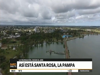 Hay más de 3000 evacuados en La Pampa