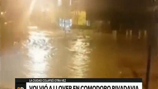 Volvió a llover en Comodoro Rivadavia