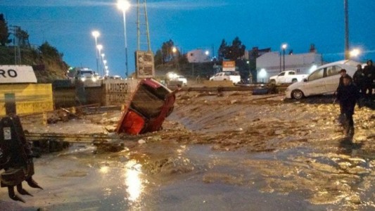 Temporal: Un hombre murió en Comodoro Rivadavia y hay 7.600 evacuados