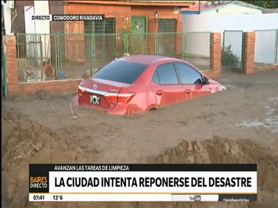 Comodoro Rivadavia: la ciudad intenta reponerse del desastre
