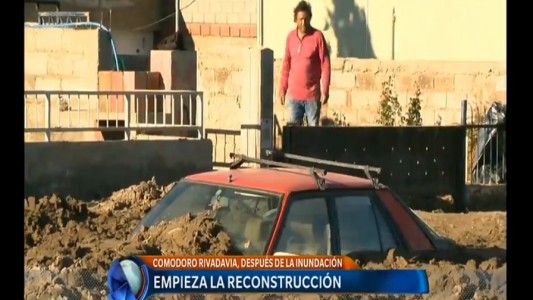 Empieza la reconstrucción en Comodoro Rivadavia