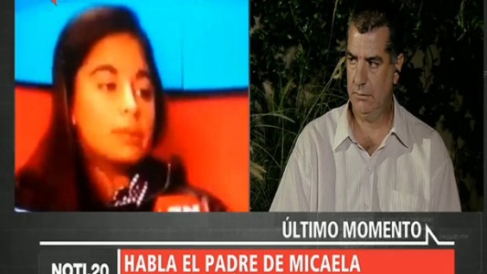 El papá de Micaela: “Violadores como el que mató a mi hija no tienen que estar en la calle”