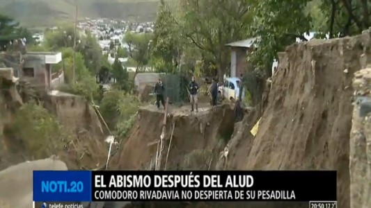 Comodoro Rivadavia: el abismo después del alud