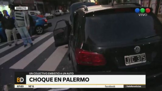 Choque múltiple en Olivos