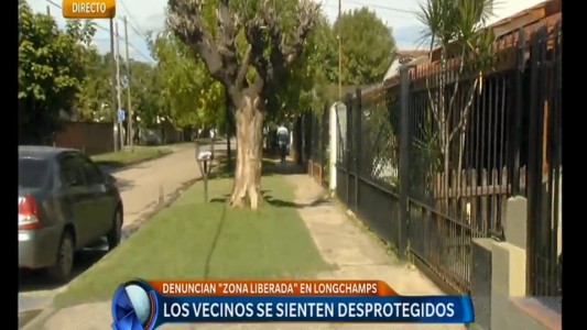 Vecinos de Longchamps denuncian "zona liberada"