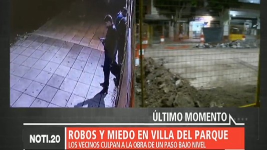 Robos y miedo en Villa del Parque
