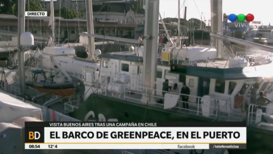 Abrieron al público el barco de Greenpeace y se puede visitar hasta el domingo
