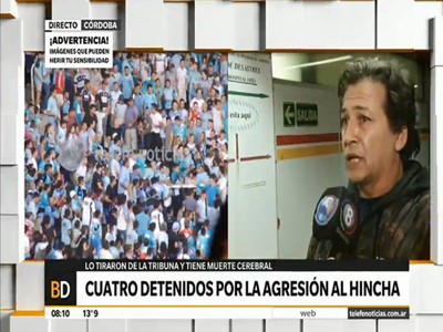 El padre de Emanuel Balbo dice que fueron cerca de 50 quienes agredieron a su hijo