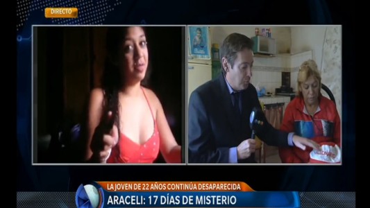 La familia de Araceli sospecha de una red de trata: "La tienen que tener atontada"