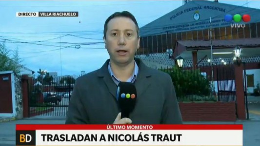 Nicolás Traut fue trasladado a Mercedes