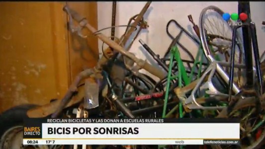 Reparan y donan bicicletas a alumnos rurales