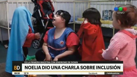 La primera maestra con Síndrome de Down