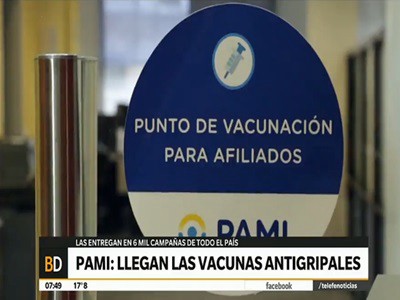 Llegaron las vacunas antigripales