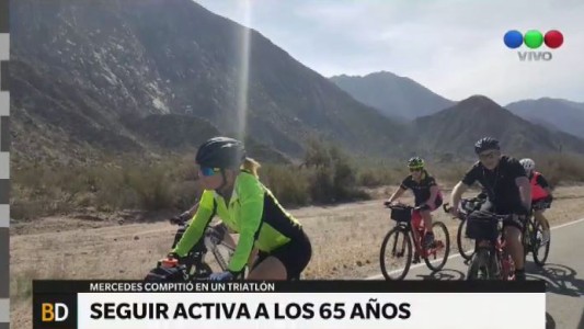 La mujer que a los 65 años participó del triatlón Iron Man en México