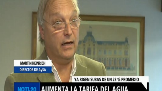 Aumenta la tarifa del agua