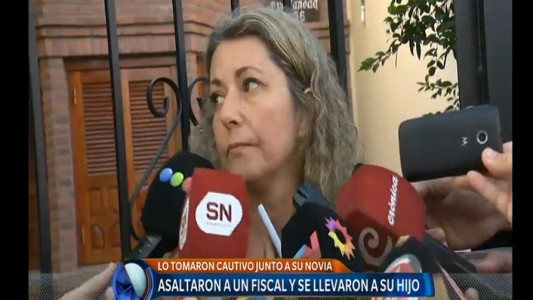 "Fue un secuestro al voleo", dijo la esposa del fiscal González