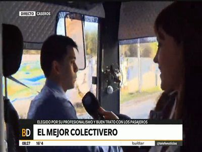El premio al mejor colectivero del año