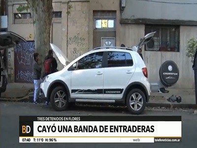 Cae una banda de entraderas
