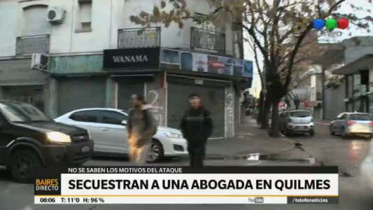 Ataque, amenazas y secuestro de una abogada en Quilmes