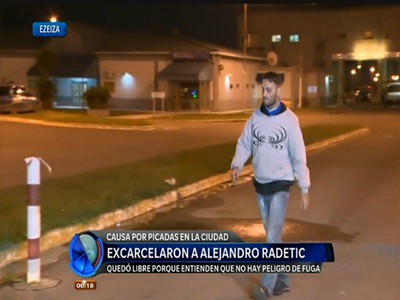 Radetic recuperó su libertad: "pagué, pago y seguiré pagando"