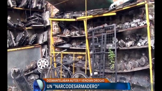 Descubrieron un "narcodesarmadero"